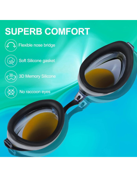 Gafas de Natación DARIDO Profesionales Anti Niebla UV Unisex Gafas de Natación DARIDO Profesionales Anti Niebla UV Unisex
