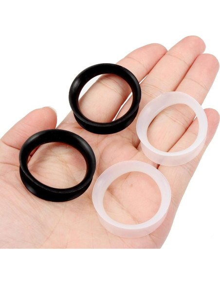 Tapones de Silicona Kridzisw 28mm Doble Flare para Orejas Tapones de Silicona Kridzisw 28mm Doble Flare para Orejas