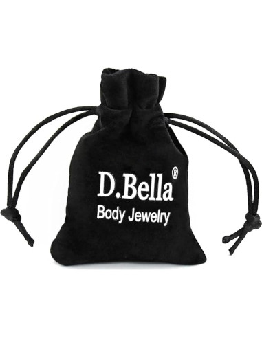 Aros Falsos de Septum D.Bella 20G Ajustables Acero Inoxidable