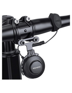 Timbre de Bicicleta EQIIO T-002S 120dB Recargable Impermeable