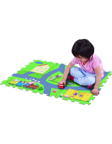 Alfombra de Juego Peppa Pig 6 Piezas 71x48 cm Alfombra de Juego Peppa Pig 6 Piezas 71x48 cm