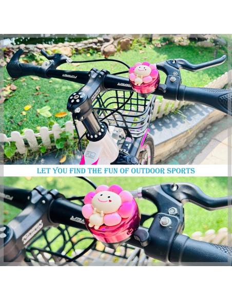 Campana de Bicicleta Collyon ZXCL-1 Rosa para Niñas Campana de Bicicleta Collyon ZXCL-1 Rosa para Niñas