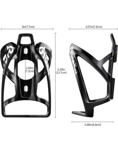 Soporte para Botella de Agua Suruid - Universal Negro 2 Pzs