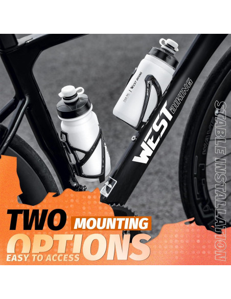 Soporte para Botella de Agua West Biking 0704037 Negro PC Soporte para Botella de Agua West Biking 0704037 Negro PC