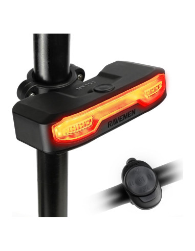 Luz Trasera RAVEMEN NT101 160lm con Señales de Giro y Alarma