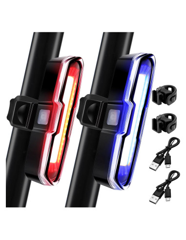 Luz Trasera de Bicicleta Mudder 110 Lúmenes Recargable USB