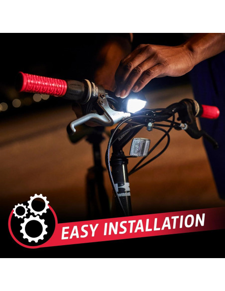 Luz de Bicicleta Energizer LED 130 Lúmenes Delantera y Trasera Luz de Bicicleta Energizer LED 130 Lúmenes Delantera y Trasera