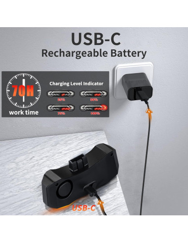 Luz Trasera Inteligente WSDCAM para Bicicleta con Control Remoto