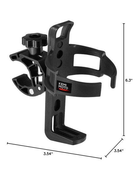 Soporte para Taza KEMIMOTO ATV Universal con Abrazadera de Metal Soporte para Taza KEMIMOTO ATV Universal con Abrazadera de Metal