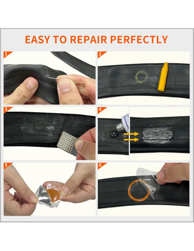 Parches de Reparación PAX 25mm para Neumáticos - 96 Pcs