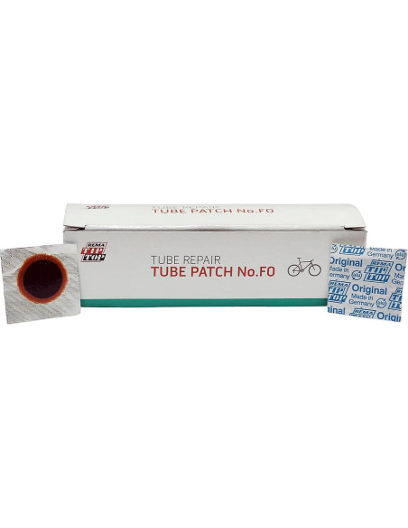 Parche de Tubo Rema Tip Top F0-P 16mm Redondo 100 Unidades Parche de Tubo Rema Tip Top F0-P 16mm Redondo 100 Unidades