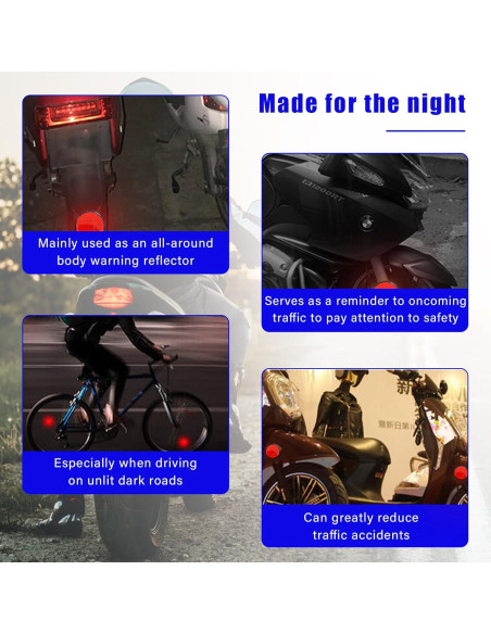 2 Reflectores de Motocicleta Dickno Rojo Redondo 5.6 cm 2 Reflectores de Motocicleta Dickno Rojo Redondo 5.6 cm