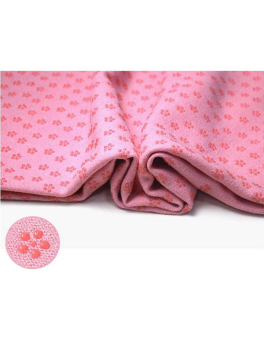 Toalla de Yoga POKIVIR Antideslizante 61x183 cm Rosa