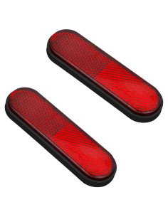 Reflectores Rojos de Seguridad NTHREEAUTO para Motocicleta
