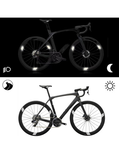 42 Calcomanías Reflectantes Hsathoac para Bicicleta y Casco