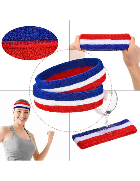 Bememo 12 Bandas para el Sudor Deportivas Unisex - Talla Única Bememo 12 Bandas para el Sudor Deportivas Unisex - Talla Única