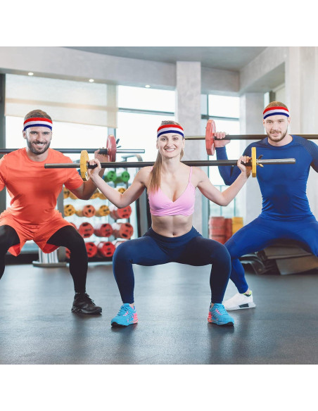 Bememo 12 Bandas para el Sudor Deportivas Unisex - Talla Única Bememo 12 Bandas para el Sudor Deportivas Unisex - Talla Única