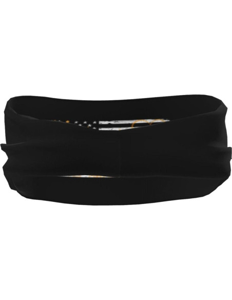 Diadema deportiva unisex QIZYOQA para sudor - negra Diadema deportiva unisex QIZYOQA para sudor - negra