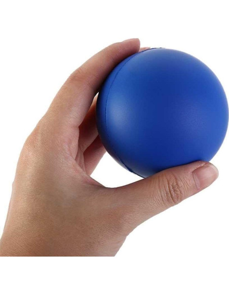 Pelota de Agarre Jizlan Azul 5.08 cm para Fortalecimiento de Dedos Pelota de Agarre Jizlan Azul 5.08 cm para Fortalecimiento de Dedos