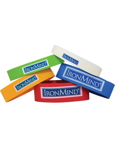 Paquete de 10 bandas de ejercicio IronMind Expand-Your-Hand