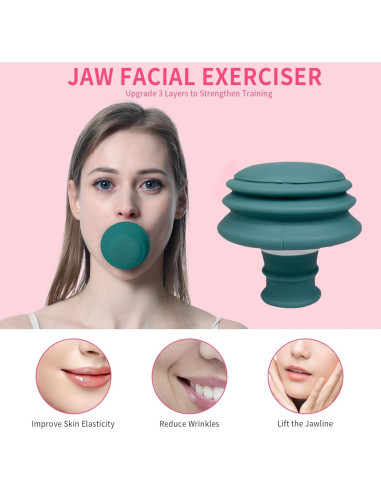 Ejercitador Facial Unisex JANMISI para Doble Papada 60mm