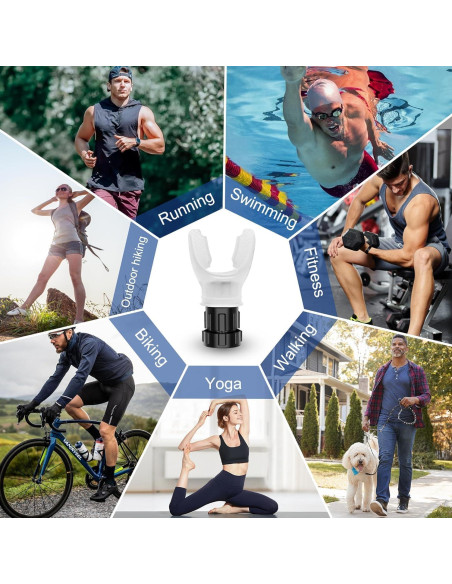 Entrenador de Ejercicio Fitness Portátil Ajustable MULIKE Blanco Entrenador de Ejercicio Fitness Portátil Ajustable MULIKE Blanco