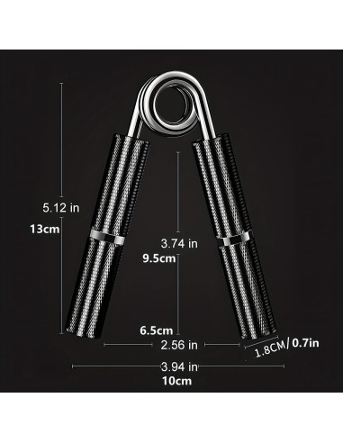 Entrenador de Fuerza de Agarre WANSPOORTS 11 Paquete 22.7-159 kg