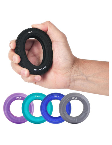 Fortalecedor de Agarre de Mano Handexer - 8 Niveles de Resistencia