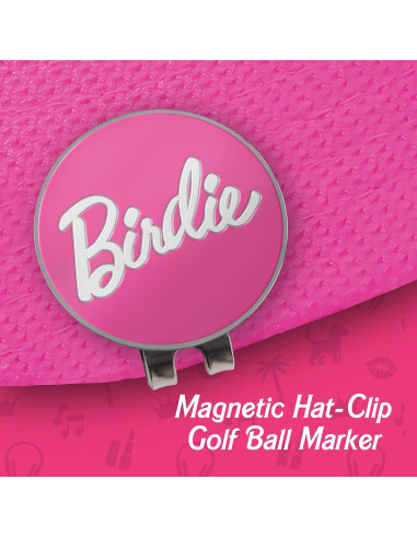 Marcador de Pelota de Golf Shanker Birdie - Clip Magnético Rosa