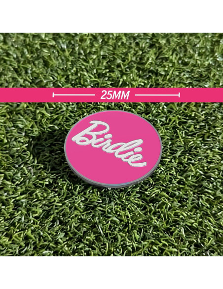 Marcador de Pelota de Golf Shanker Birdie - Clip Magnético Rosa Marcador de Pelota de Golf Shanker Birdie - Clip Magnético Rosa