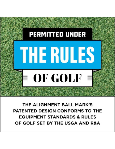 Marcador de Pelota de Alineación Golf 360 - Herramienta USGA Marcador de Pelota de Alineación Golf 360 - Herramienta USGA