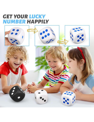 Dados de Espuma Jumbo Giant - Set de 3 Piezas 7.62 cm