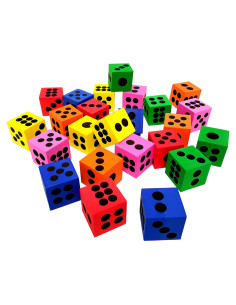 Dados de Espuma Grandes Playscene - 1 Docena, 3.81 cm
