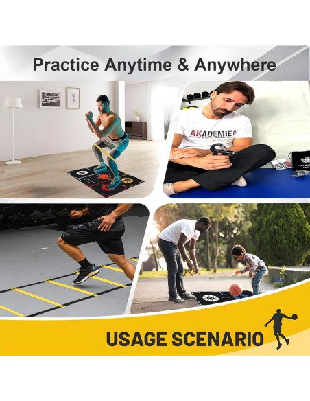 Conjunto de Entrenamiento de Baloncesto HouzeFun - Alfombrilla 106.68x73.66cm Conjunto de Entrenamiento de Baloncesto HouzeFun - Alfombrilla 106.68x73.66cm