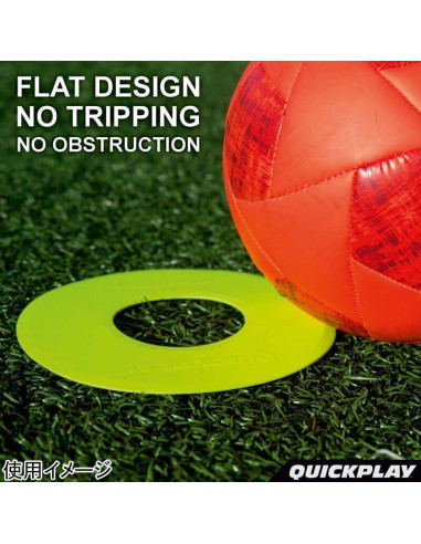 Marcadores Planos QUICKPLAY PRO - Juego de 10 Neón 190mm
