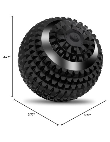 Masajeador de Bola Vibrante Uppye 9.57 cm 4 Velocidades Negro