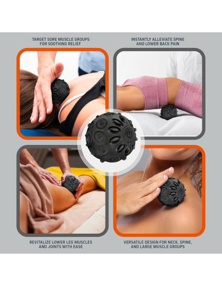 Bola de Masaje Vibrante FirstHealth FH1042, Silicona, 2 Velocidades Bola de Masaje Vibrante FirstHealth FH1042, Silicona, 2 Velocidades