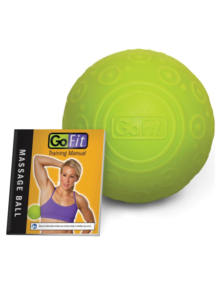 Bola de Masaje GoFit 12.7 cm - Alivio Dolor Muscular Verde Bola de Masaje GoFit 12.7 cm - Alivio Dolor Muscular Verde