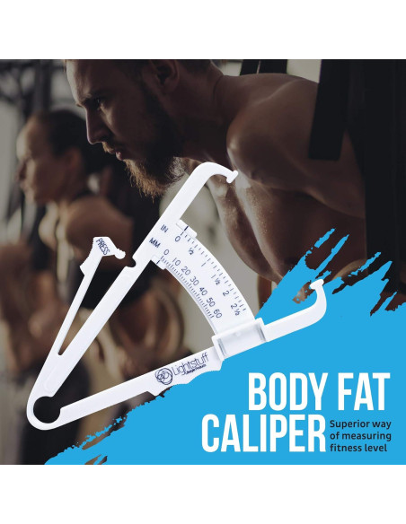 Calibrador de Grasa y Cinta Métrica Lightstuff - Salud Corporal Calibrador de Grasa y Cinta Métrica Lightstuff - Salud Corporal