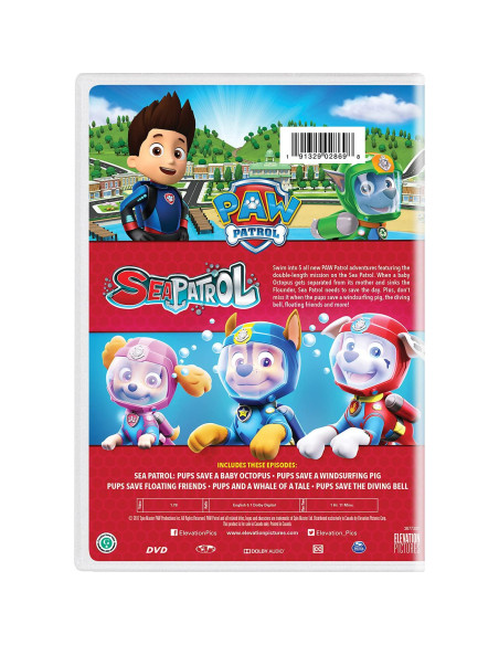 PAW Patrol Patrulla Marítima DVD 71 min Inglés PAW Patrol Patrulla Marítima DVD 71 min Inglés