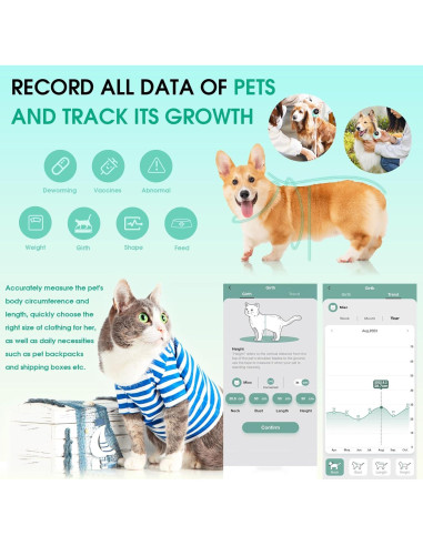 Cinta de Medir Corporal Inteligente TOYOSO con Bluetooth y APP