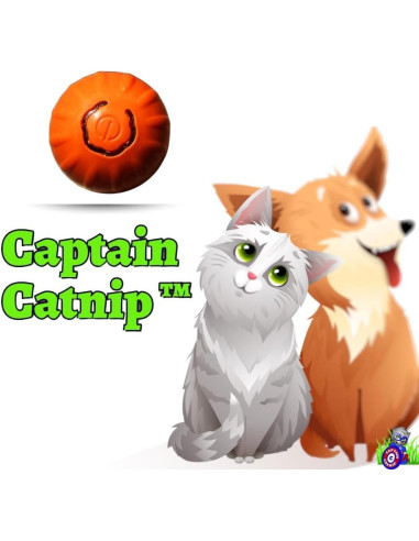 Pelota Saltarina Automática Captain Catnip para Perros 52mm