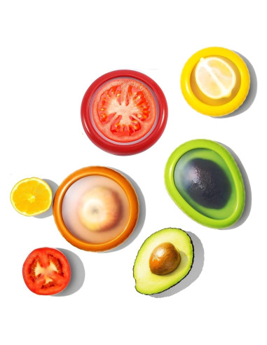 Set de 4 Contenedores de Silicona para Frutas y Verduras LCYHOMIEE