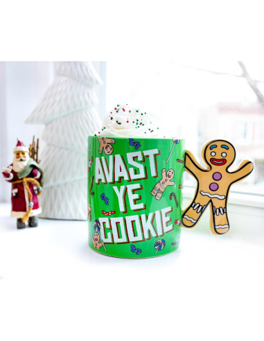Taza de cerámica Hombre de Jengibre Shrek Silver Buffalo 567g