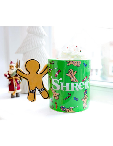Taza de cerámica Hombre de Jengibre Shrek Silver Buffalo 567g