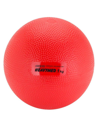 Pelota Medicinal Gymnic Heavymed 1 kg Rojo Vinilo