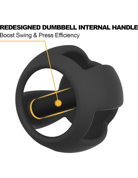Mancuernas y Kettlebell POWER GUIDANCE Spherebell 11LB - Entrenamiento Amigable con Articulaciones Mancuernas y Kettlebell POWER GUIDANCE Spherebell 11LB - Entrenamiento Amigable con Articulaciones