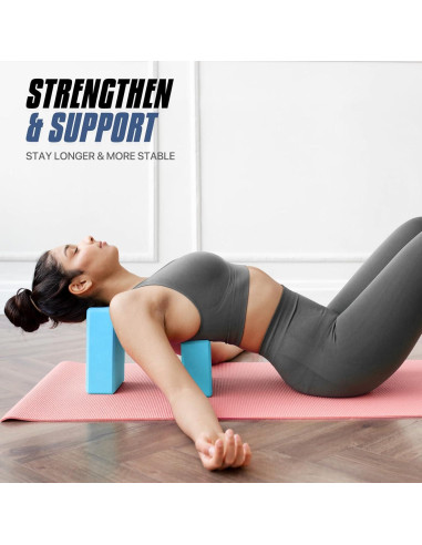Bloque de Yoga MADOG EVA Antideslizante 22.86x15.24x7.62 cm