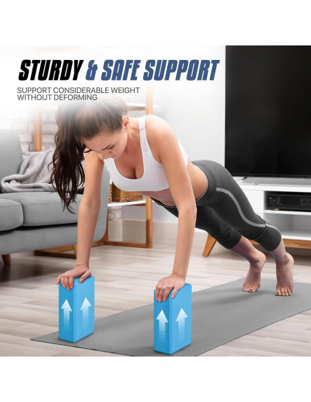 Bloque de Yoga MADOG EVA Antideslizante 22.86x15.24x7.62 cm Bloque de Yoga MADOG EVA Antideslizante 22.86x15.24x7.62 cm