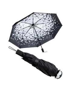 Paraguas Plegable Vampiro OTOTO Spookula - Negro y Blanco